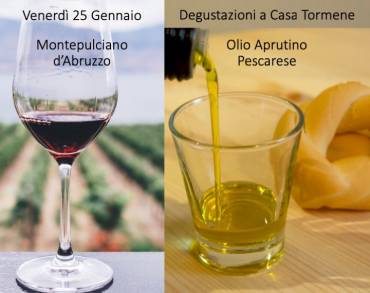25 gennaio Vino e olio d’Abruzzo